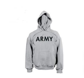 Army  Pullover Hooded Sweatshirt ( check mens apparel for  the sweatpant)