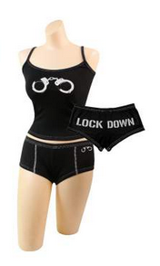 "Lock Down" Booty Shorts & Tank Top